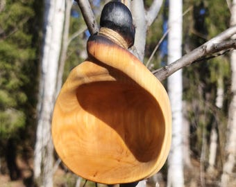 Kuksa Handmade Wooden Coffee Mug - Backpack Mug - Bushcraft & Camping Gear - Birch Hiking Cup | Witaberget