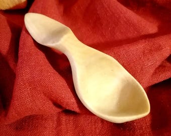 Small Wooden Spoon - Handmade Bushcraft Tool & Camping Gear - Kuksa Serving Spoon | Witaberget
