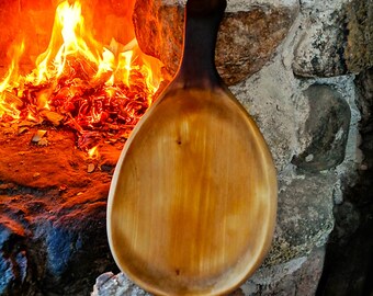 Wood Plate, Wooden Plate, Bushcraft Camping Plate