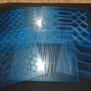 Nr. 11-20 Sewing Templates – Saddlery – Honeycomb Template – Diamond Template