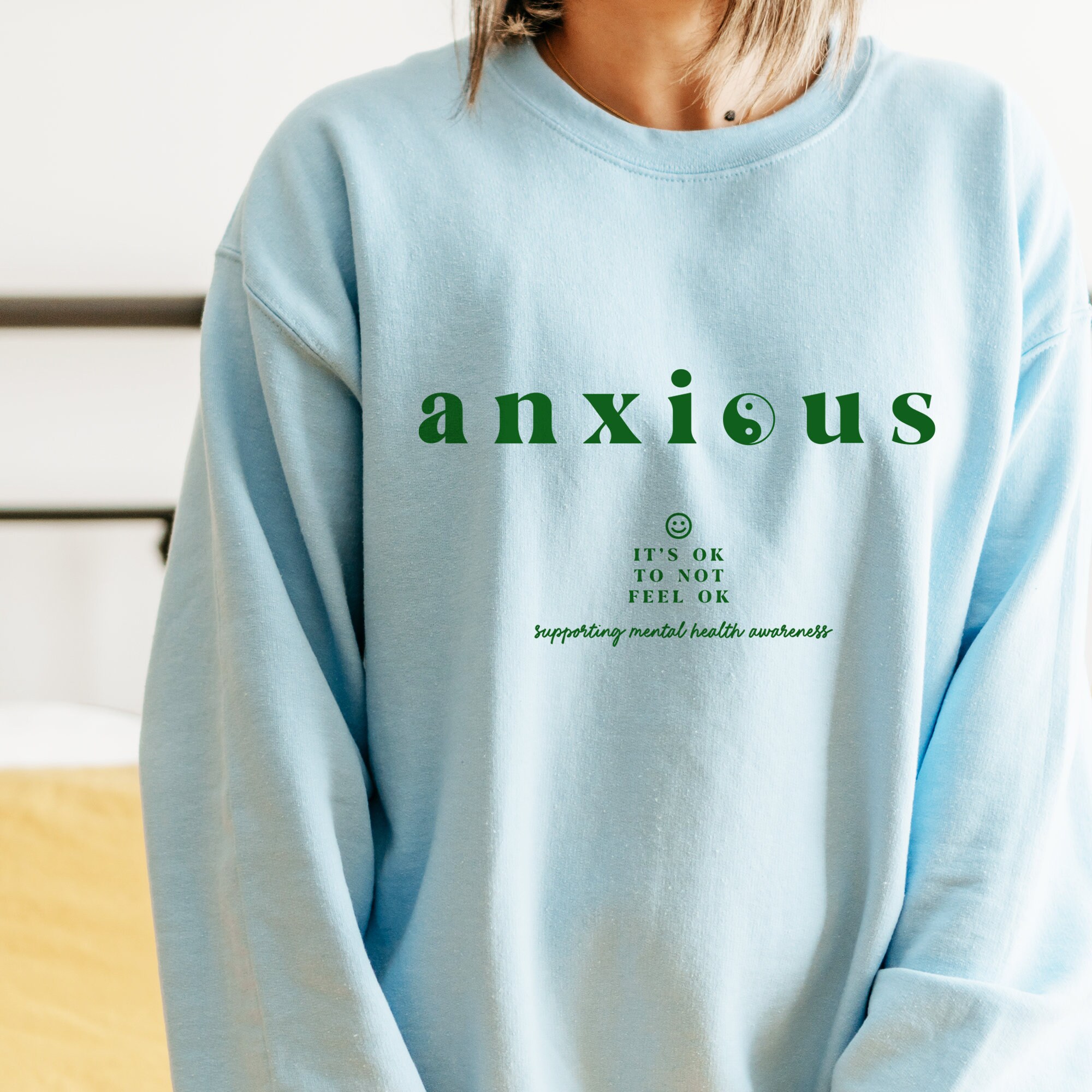 Anxiety Sweatshirt Mental Health Sweatshirt Empathy Sweatshirt Etsy