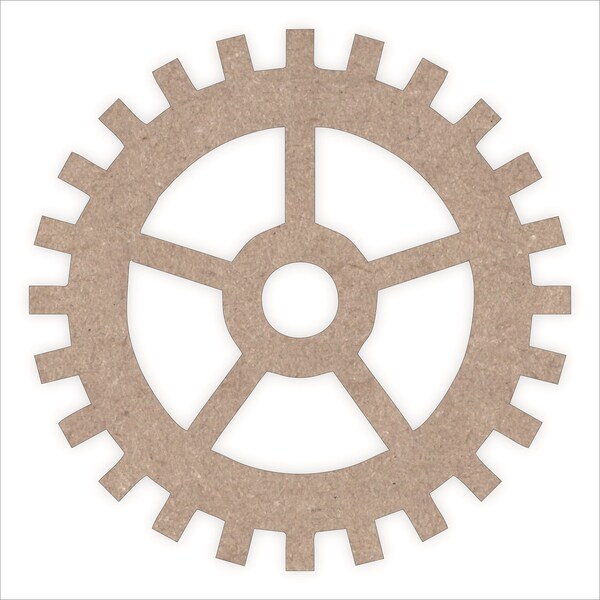 Wooden Gear Clock Etsy UK