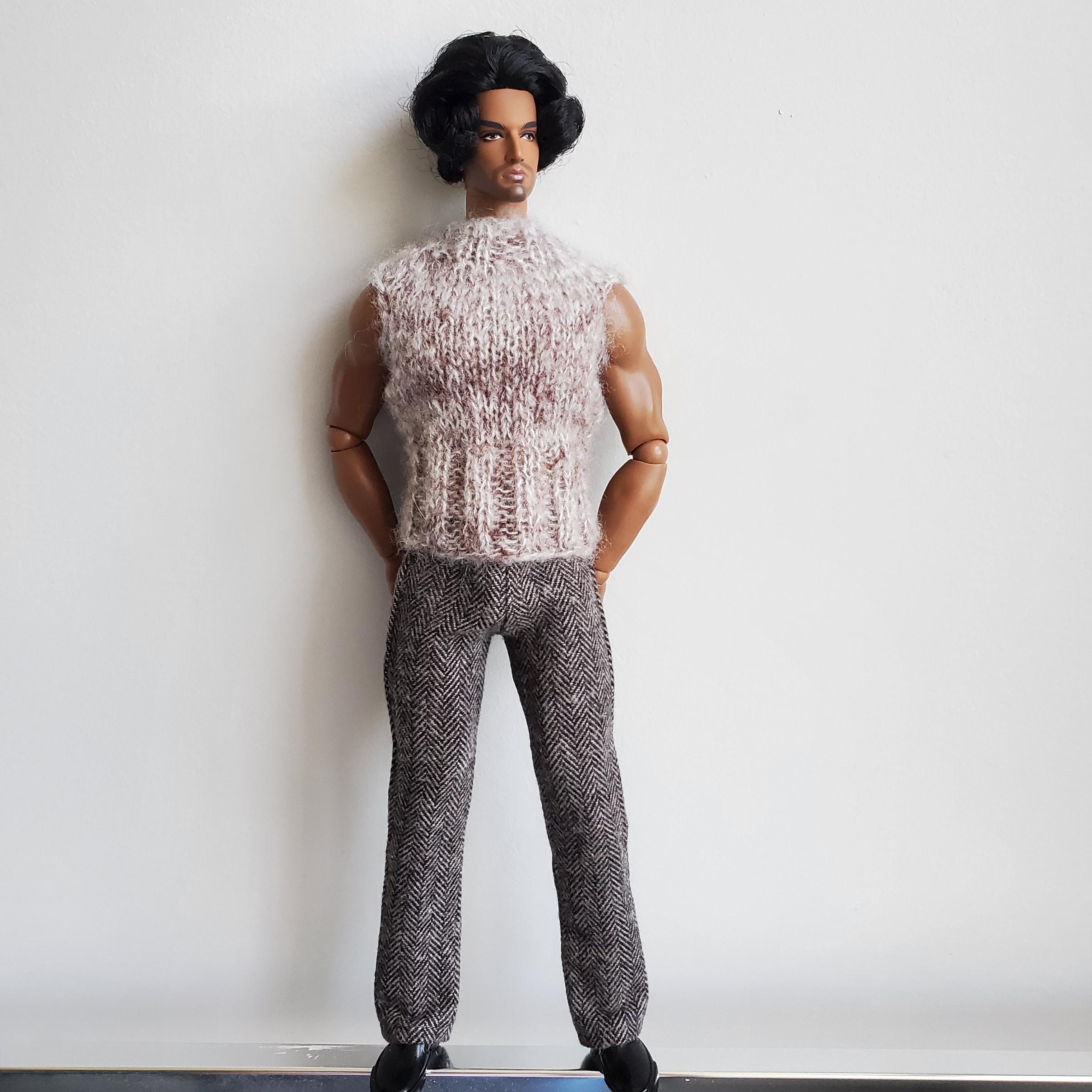 Adonis Body Sweater and Pants for Adonis Muscular Body Type Male Doll 13