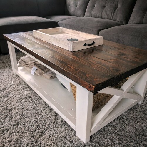 Farmhouse Coffee Table & End Table Set Etsy
