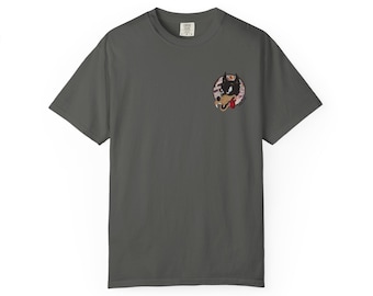Camiseta de Grateful Dead con collage de lobo terrible