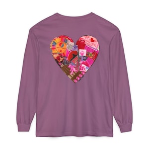 Pink Foolish Heart Grateful Dead Long Sleeve