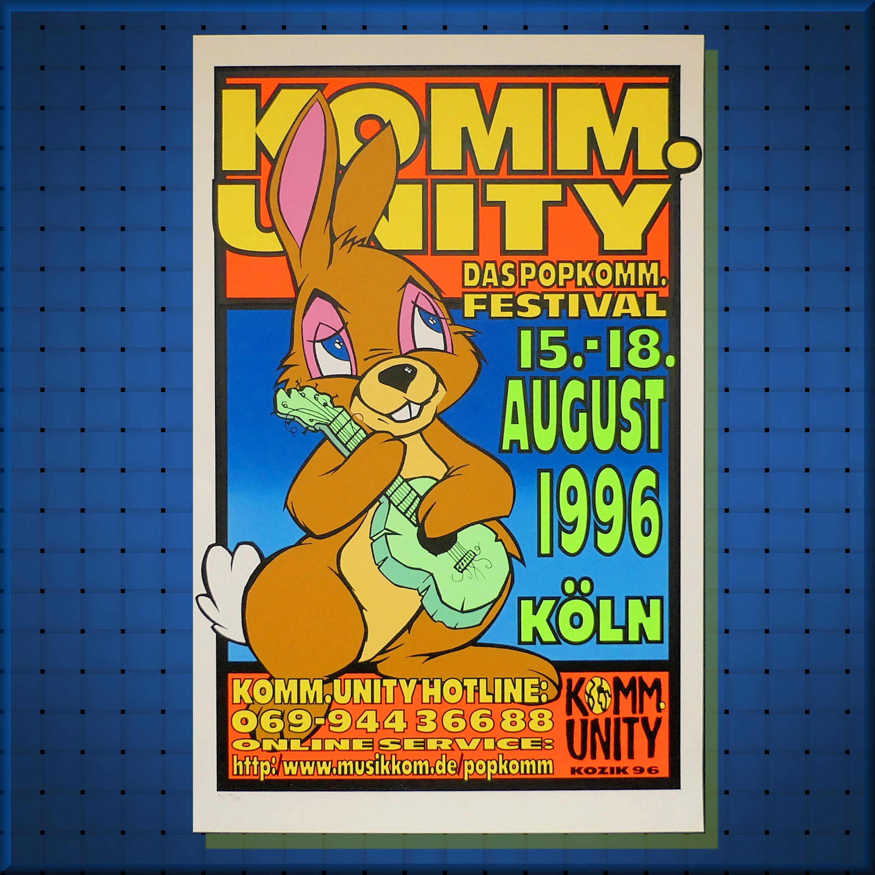Komm Unity Poster 1996 by Frank Kozik - A/P