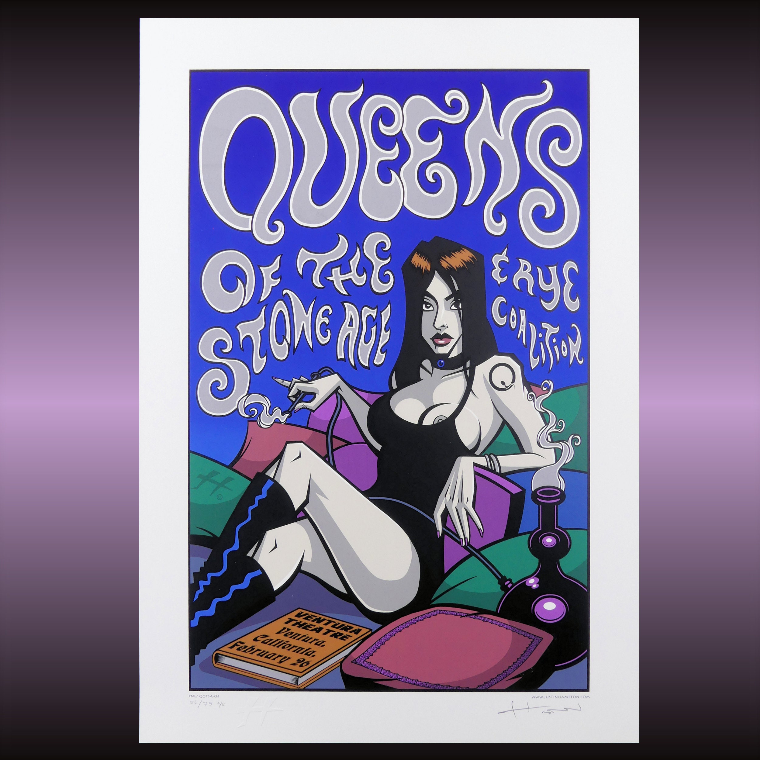 AP Queens of the Stone Age Poster by Justin Hampton AP Queens of the Stone Age Poster by Justin Hampton