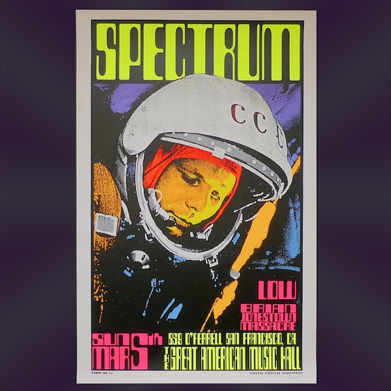 Spectrum Poster by Frank Kozik 1995 Signed - Etsy Canada