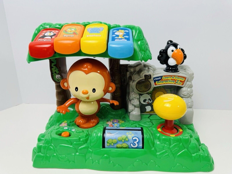 Vtech Learn & Dance Interactive Zoo Musical Light Educational Toddler ...