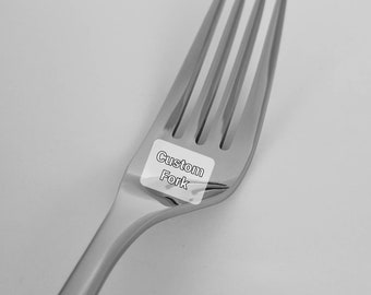 Custom Engraved Fork ~ Engraved Utensils