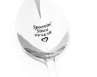 Engraved Spoon ~ Spooning Since Spoons ~ Custom Engraved Utensils