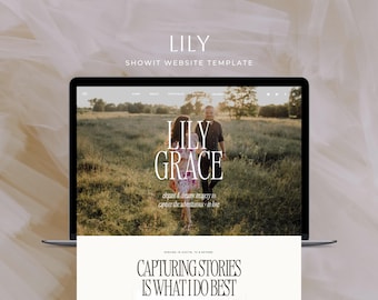 Showit Website Template, Photographer Website Template, Showit Website Template for Photographer, Photography Website, Showit Template
