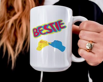 Tazza da caffè regalo Bestie Mug Tazza migliore amica Tazza da caffè, regalo per lui, regalo per lei, tazza da caffè BFF, regalo Bestie, idea regalo migliore amica
