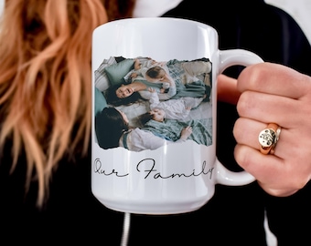 Personalized Photo Coffee Mug Birthday Gift, Custom Mug Gift for Mom, Anniversary Gift for Her/Him, Valentine's day gifts, Mug with Picture