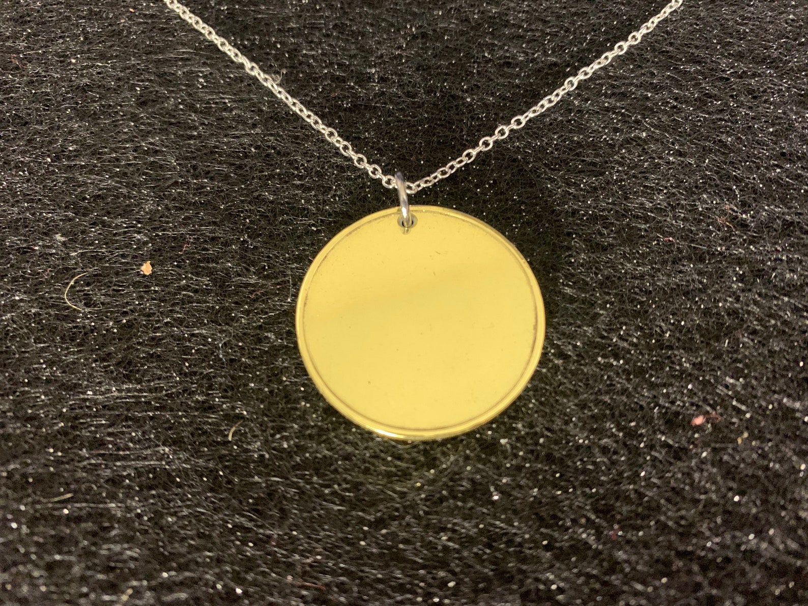 RYKO CAR WASH Token Necklace Brass Car Wash Token 18 Necklace Polished