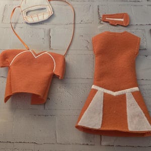 Football elf costume/  Cheerleading elf costume/elf accessories/ elf clothing/