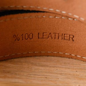 Custom Leather Belt for Daddy, Father’s Day Gift for Boyfriend, Unique Gift for Husband, Personalized Leather Belt Anniversary Handmade Belt image 15