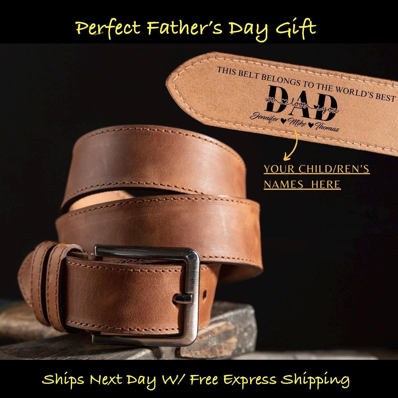 Husband Lucky Bastard Belt