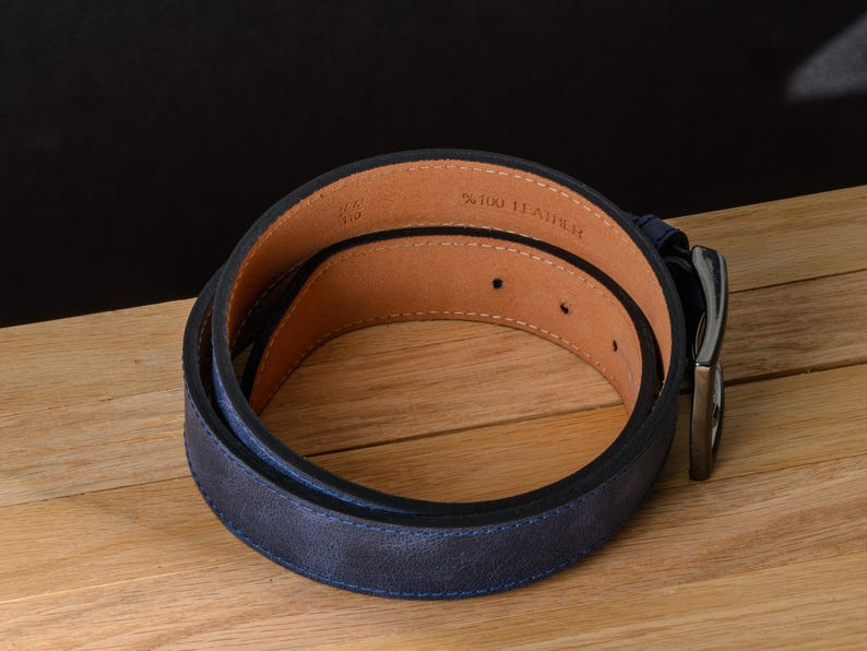 Custom Leather Belt for Daddy, Father’s Day Gift for Boyfriend, Unique Gift for Husband, Personalized Leather Belt Anniversary Handmade Belt image 19