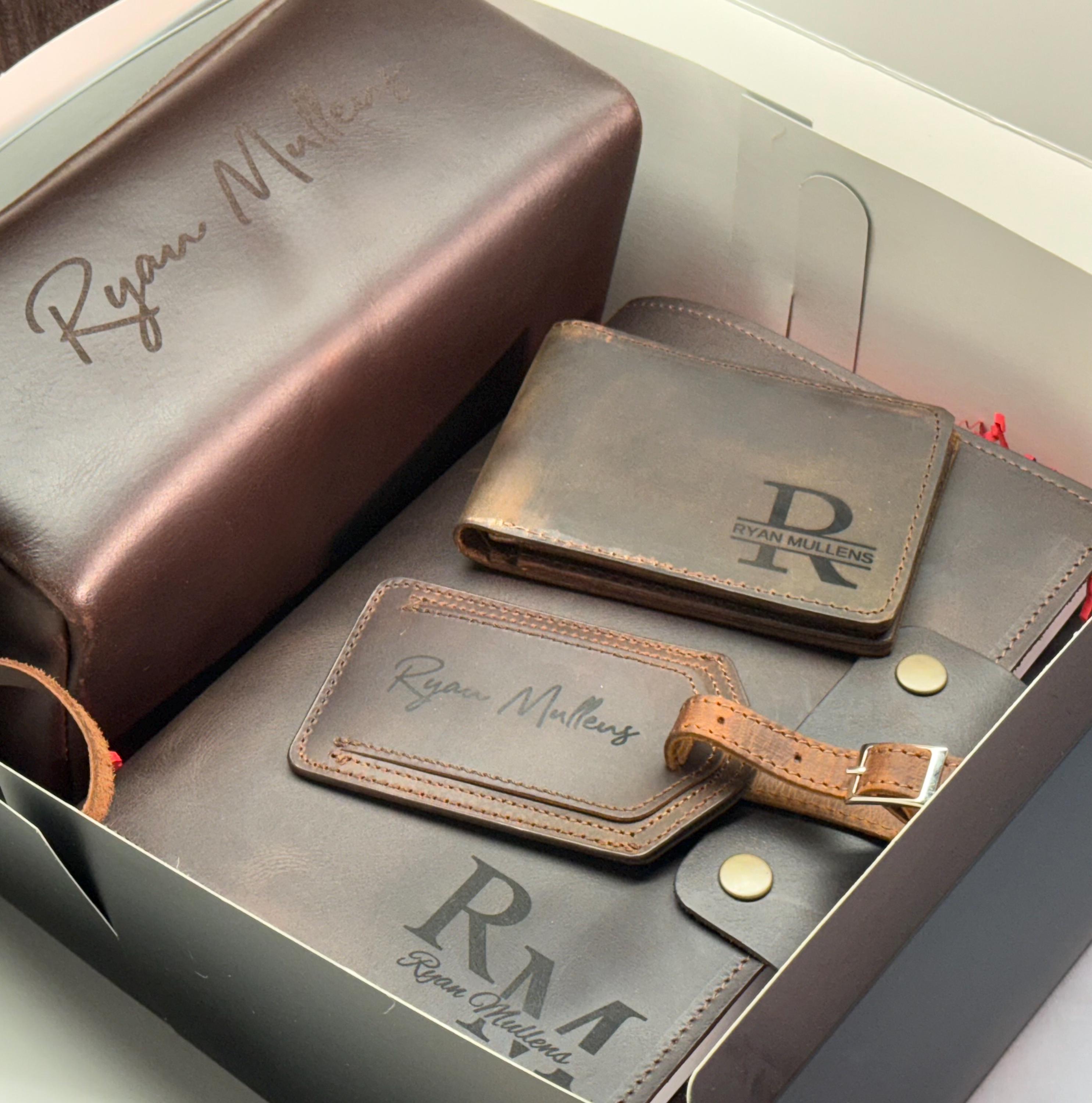 Personalized Swag Box, VIP Client Gift Set, Gift Box With Leather ...