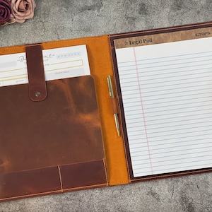 Portefeuille professionnel en cuir, Cadeau d'entreprise personnalisé, Cadeau en remerciement d'un employé, Organiseur de documents en cuir, Porte-documents de direction
