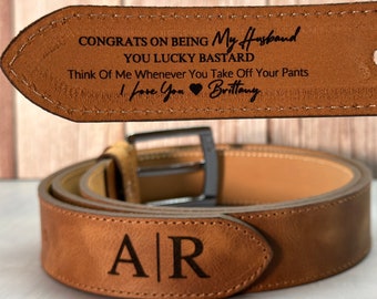 Custom Leather Belt for Dady, Father’s Day Gift for Boyfriend, Unique Gift for Husband, Personalized Leather Belt Anniversary, Handmade Belt