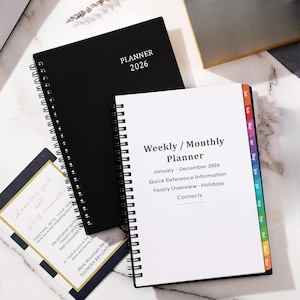 2026 Planner Jan 2026 Dec 2026 Weekly And Monthly Planner | INDIA - View #3