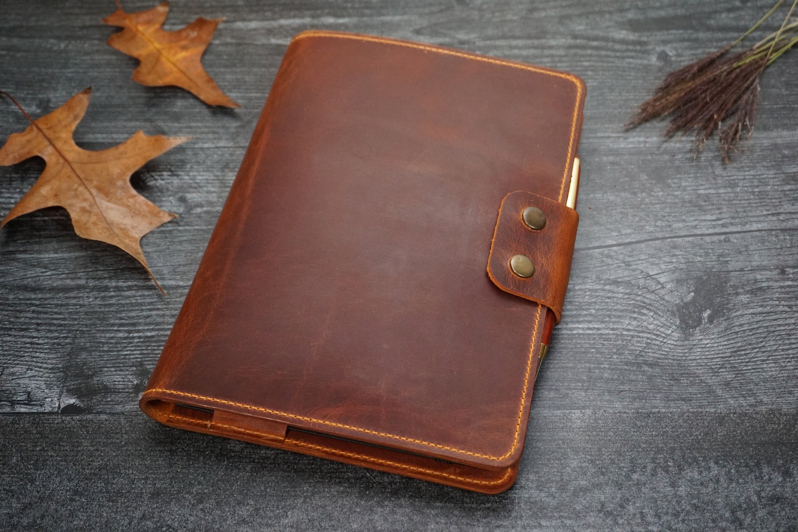 Refillable Leather Planner Personalized 202324 Planner With Etsy
