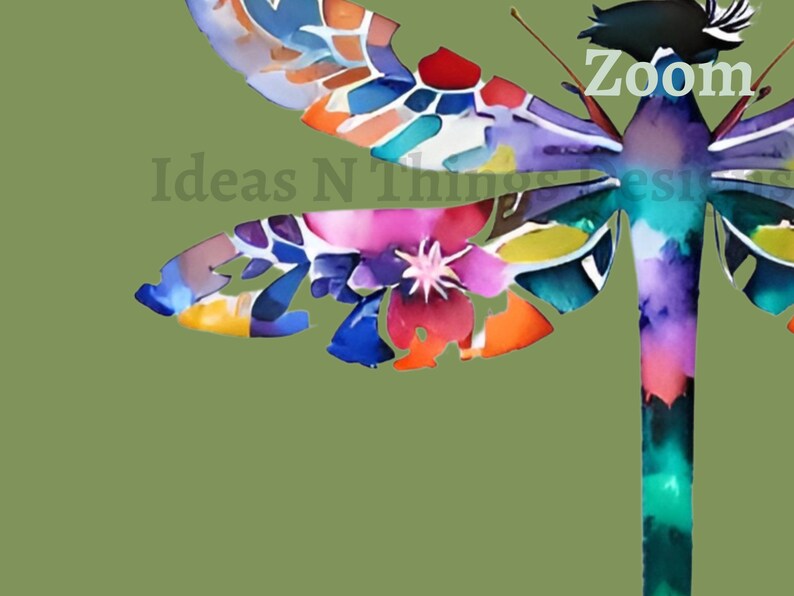 Dragonfly SVG and PNG Instant Download for Crafts, Printable Wall Art ...