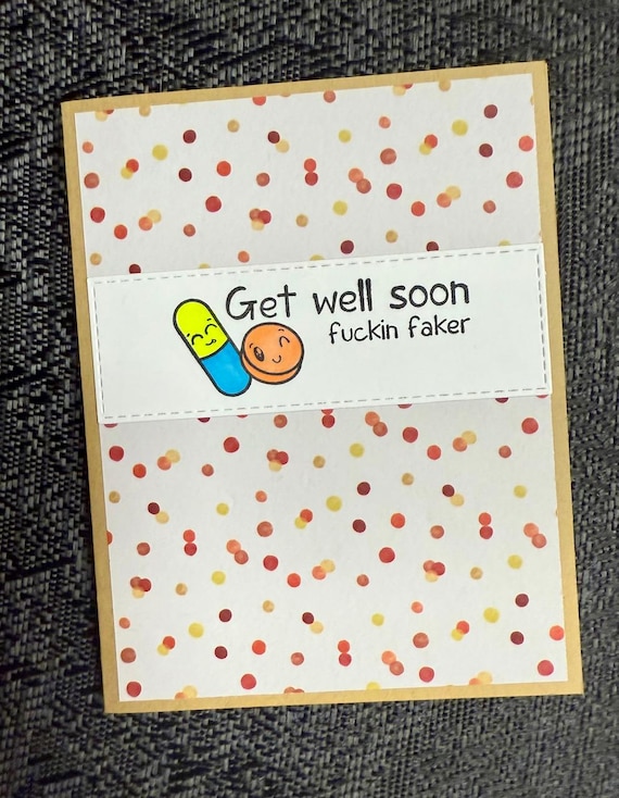 Funny Get Well Card: Sweary Snark for Coworker, Family, or Friend