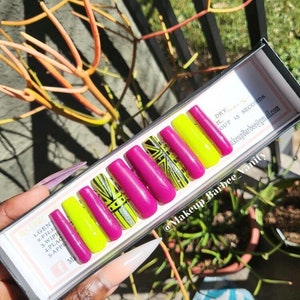 Press On Nails | Fun Nails | Long Press Ons | Gel Press Ons | Luxury Nails | Designer Press Ons | Reusable Press Ons