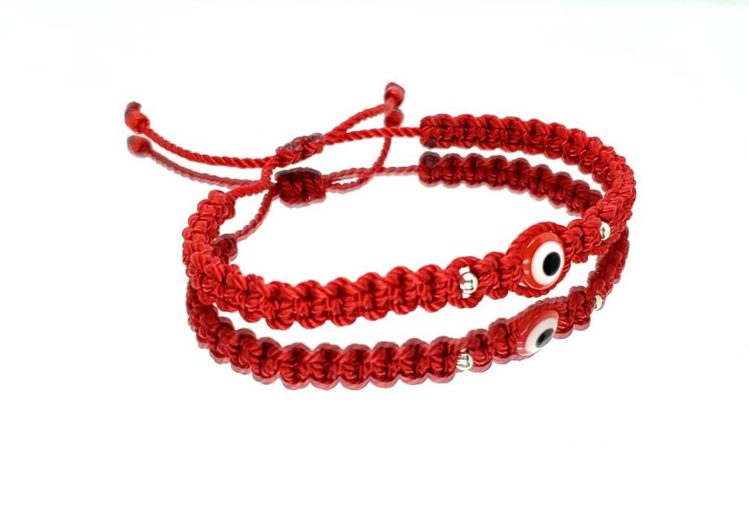Evil Eye Bracelet, Red String Good Luck Bracelet, Evil Eye Protection