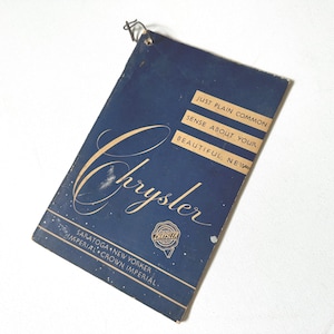 1950s Chrysler Handbook: Vintage Automobile Guidebook D-14014