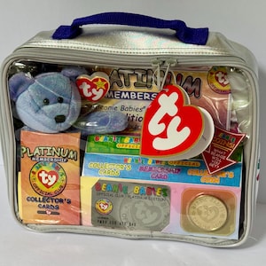 Kit oficial de membresía Platinum de Ty Beanie Babies 1999/Sin abrir/Stock antiguo nuevo/Edición limitada de Beanie Baby/Tarjetas de colección/Más