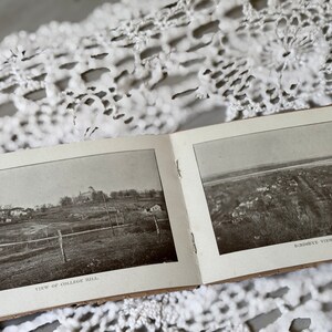 Carta de recuerdo de Cantón, Misuri, 1907/Recuerdo antiguo/8 imágenes de Cantón en 1907/Universidad Cristiana/Hogares/College Hill/Wyaconda