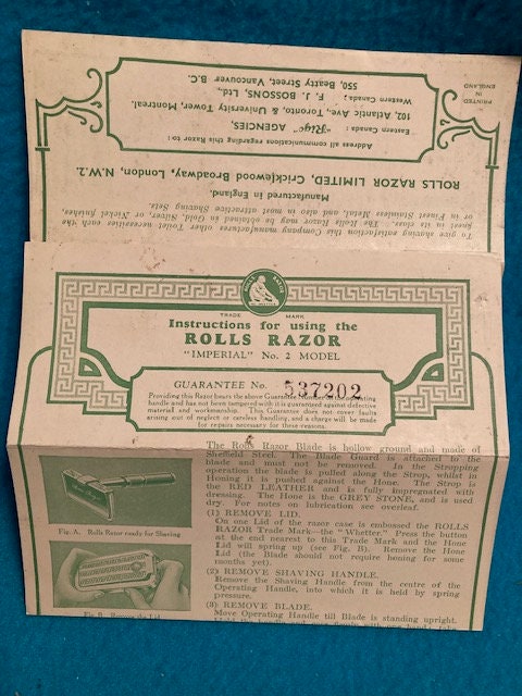 1930s Rolls Razors - Etsy
