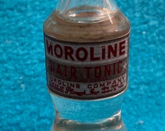 1940s Moroline Hair Tonic - full bottles
