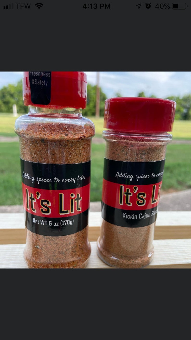 Kickin Ranch Label Kickin Cajun Ranch - Etsy