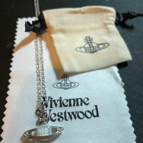 Vivienne Westwood Bat Wing Orb Necklace Black Etsy