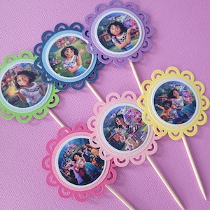 Encanto Cupcake Topper, Party Decorations, Encanto Birthday, Personalized Topper