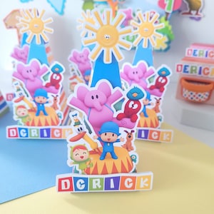 Pocoyo Favor Boxes, Pocoyo Party Decorations, Pocoyo Birthday,  Personalized Favor Box, Pocoyo Candy Box