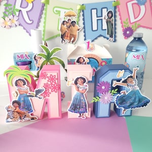 Encanto Party Decorations, Encanto Birthday Party, Encanto 3D Number, Personalized 3D Letters
