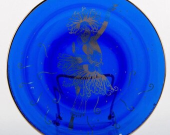 Original Vintage Franklin Mint House of Erte Collector Plate, ‘Firebird’