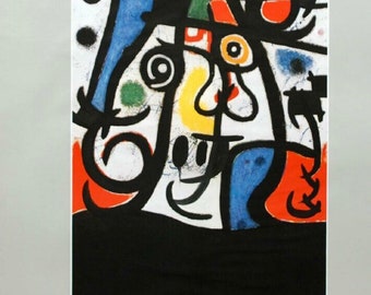 Miro, Joan Original Vintage 1986 Exhibition poster