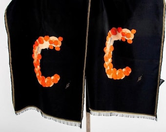 Original Vintage Erte Silk Scarf ‘C’