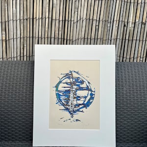 Original Vintage Hand Signed Silkscreen Print Ami Shavit (b1934) Israel