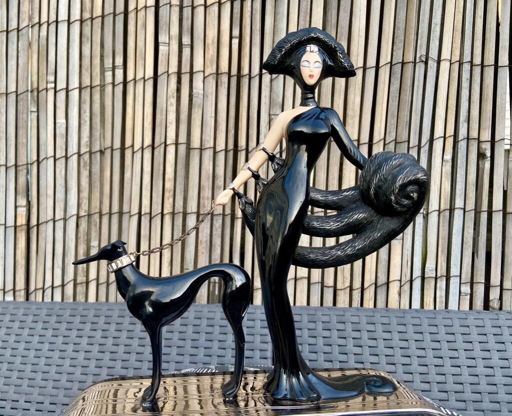 Original Vintage Rare Franklin Mint House of Erte Figurine