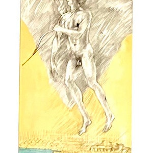 Elisabeth Frink RA Original Vintage Lithograph The Iliad (1974 Folio Society)