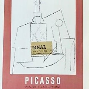 Original Vintage Lithograph Posters Of Pablo Picasso - from 1957 First Edition - 7/24